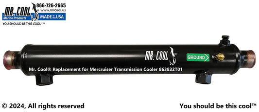 863832T01 Aftermarket Mercruiser Transmission Cooler | Sawley's Select Marine Parts