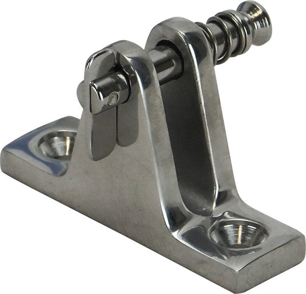 171685 Cast S/S Deck Mount Flat & QR Pin
