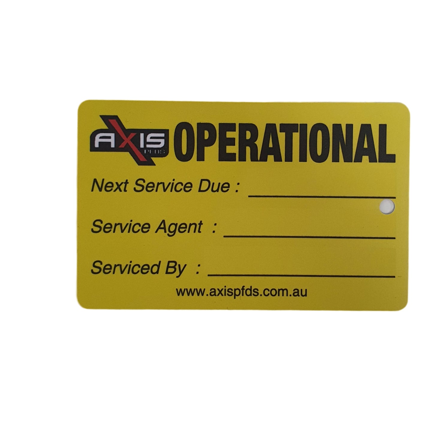 609965 Axis Inflatable Jacket Commercial Service Tag | Marine Safety Gear
