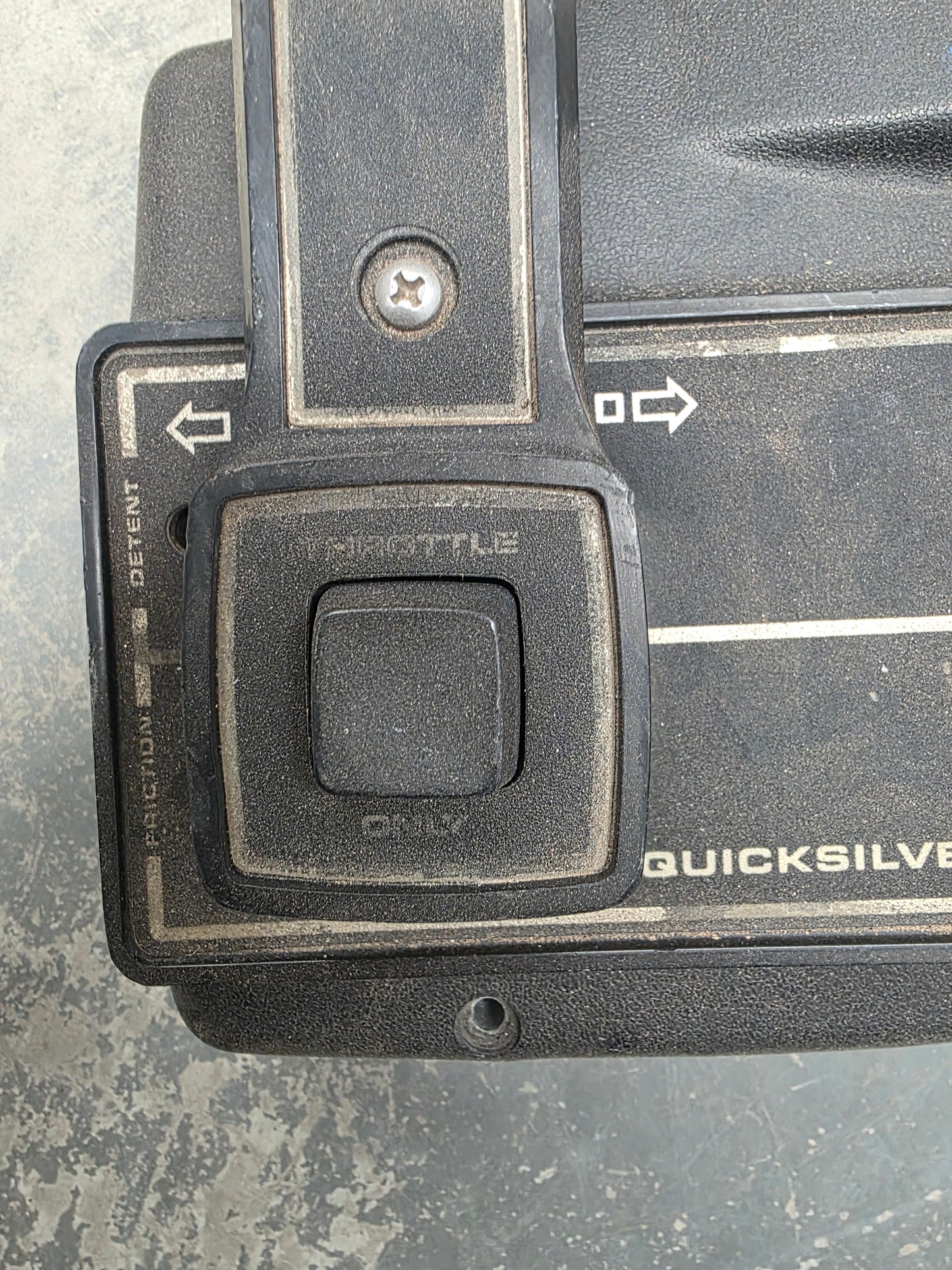 85892 Quicksilver Control Box Version 1 - No Key No Trim | Genuine Used Part