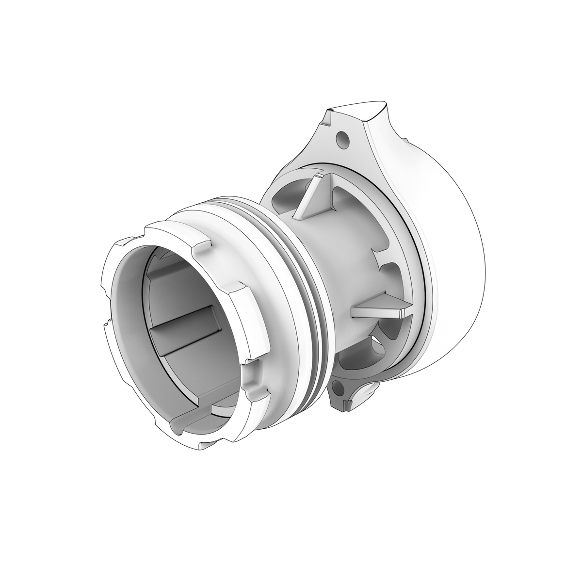 21141698 Bearing Carrier | Genuine Volvo Penta Part - photo 2 of 2