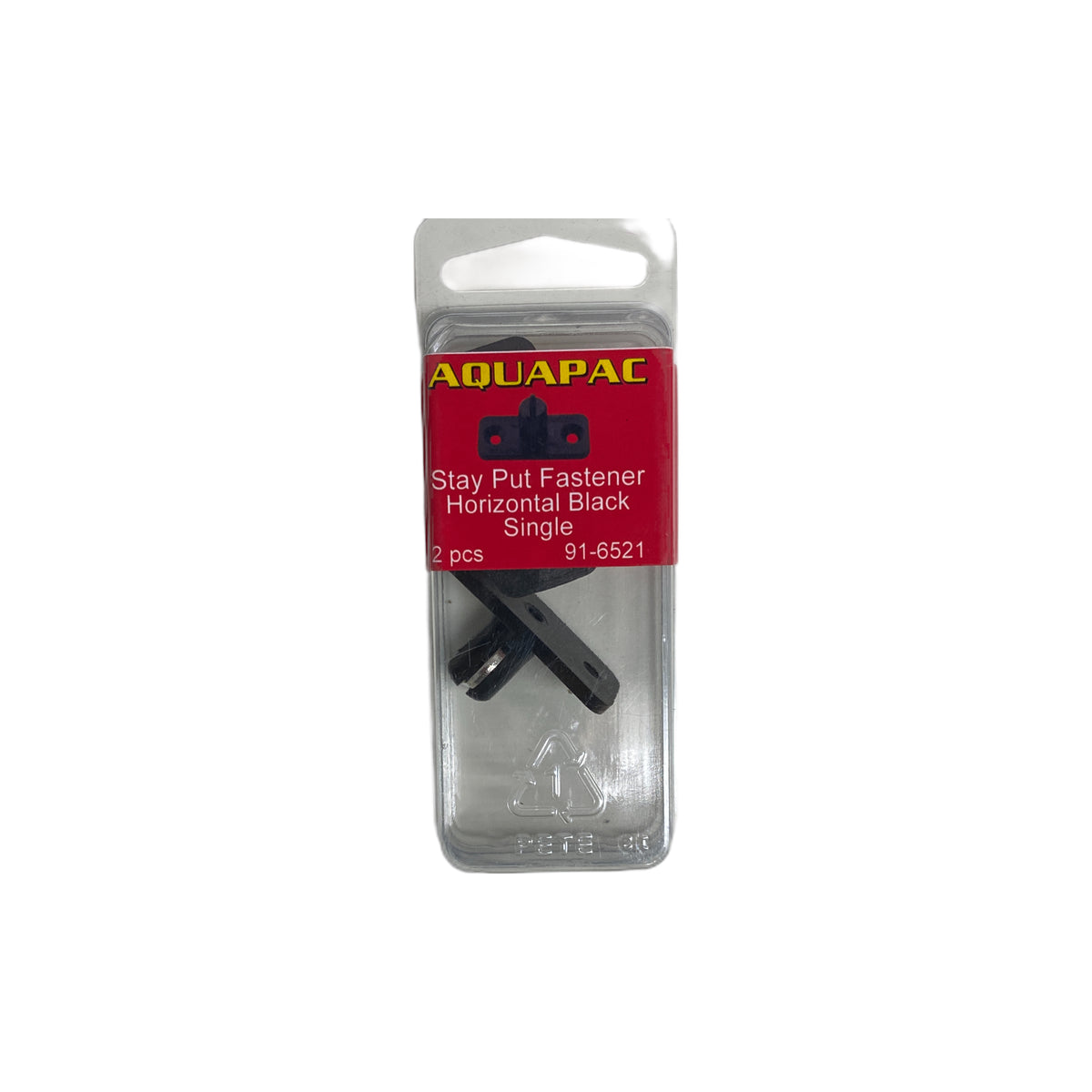 916521 Stayput Fastener Horizontal Black - Single | Marine Deck Hardware