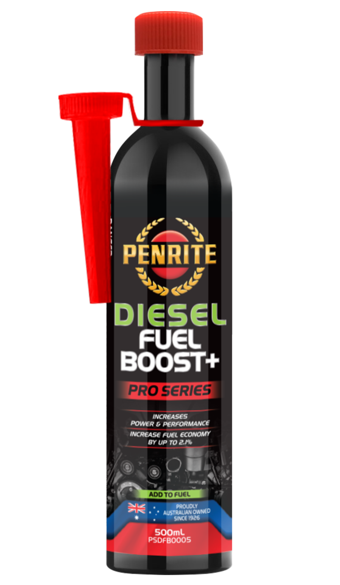 PSDFB0005 Penrite Pro Series Diesel Fuel Boost+ 500mL | Genuine Penrite Lubricants