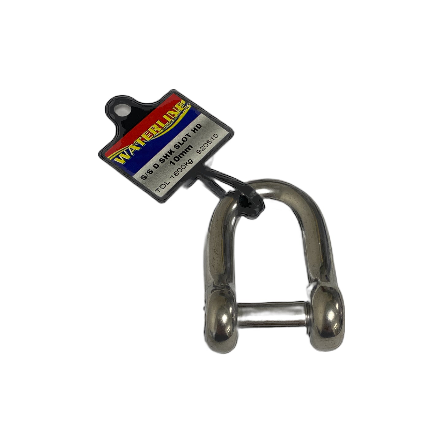 920510 Stainless Steel "D" Shackle - slot head 10mm
