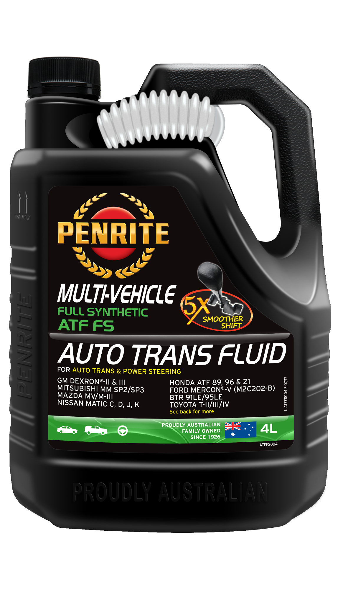 ATFFS004 Penrite ATF FS Full Synthetic 4L | Genuine Penrite Lubricants