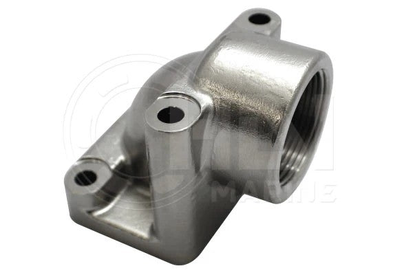 128992-13610 Aftermarket Yanmar Stainless Steel Exhaust Bend Elbow HDI YML | Sawley's Select Marine Parts