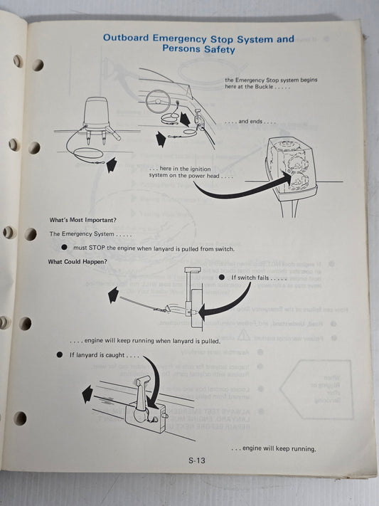 1986 Johnson CU Colt/Junior through 8 Models Service Manual | Genuine Used Manual