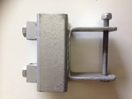 3252S Slide Bracket & Bolt Suits 50mm Sq (display packaged)