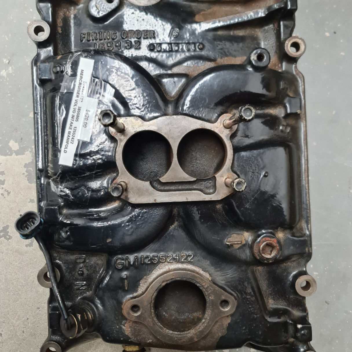 824324T02 3855805 12552422 Mercruiser Volvo Intake Manifold | Genuine Used Part