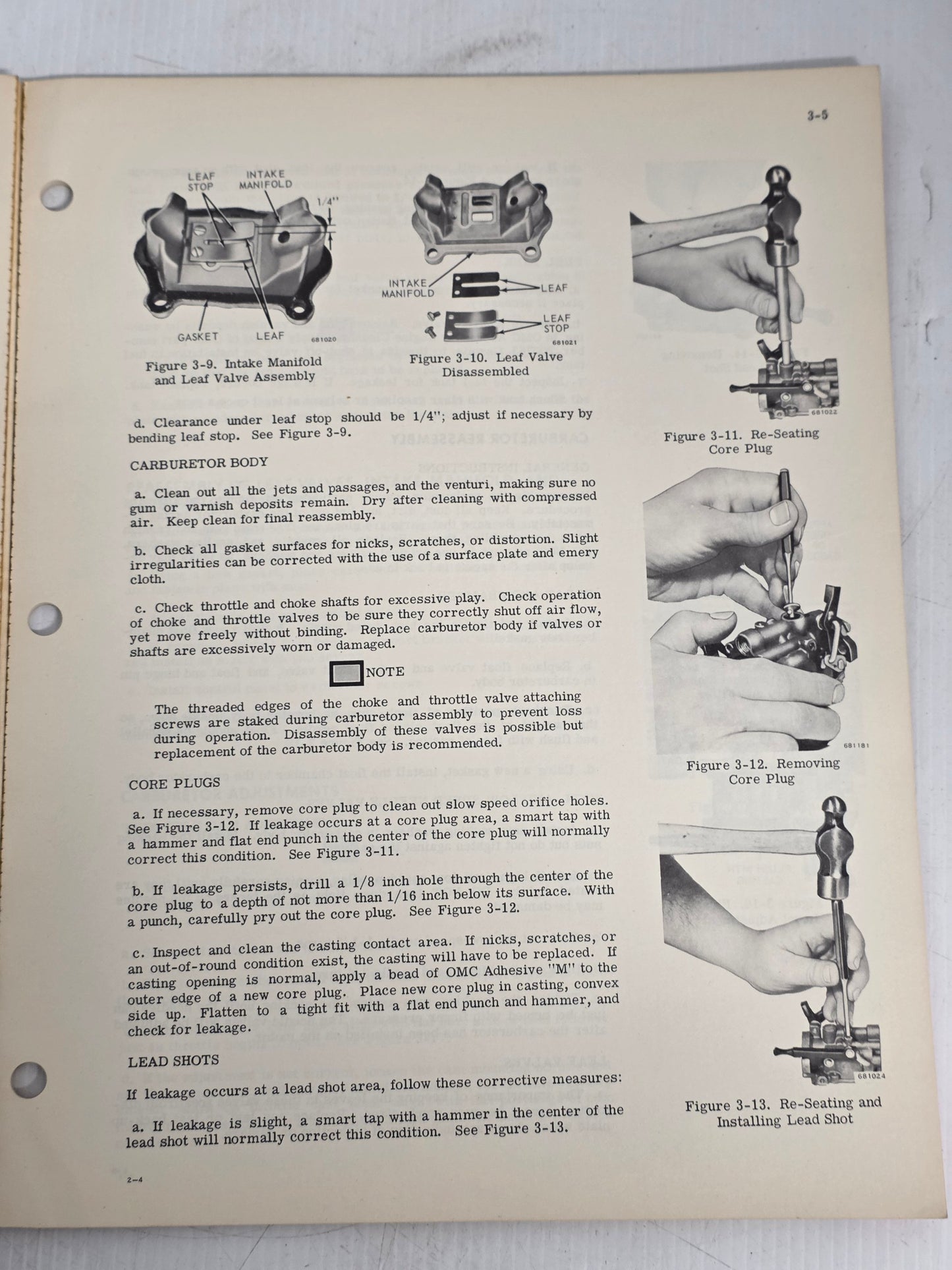 1975 Johnson 2HP Service Manual | Genuine Used Manual