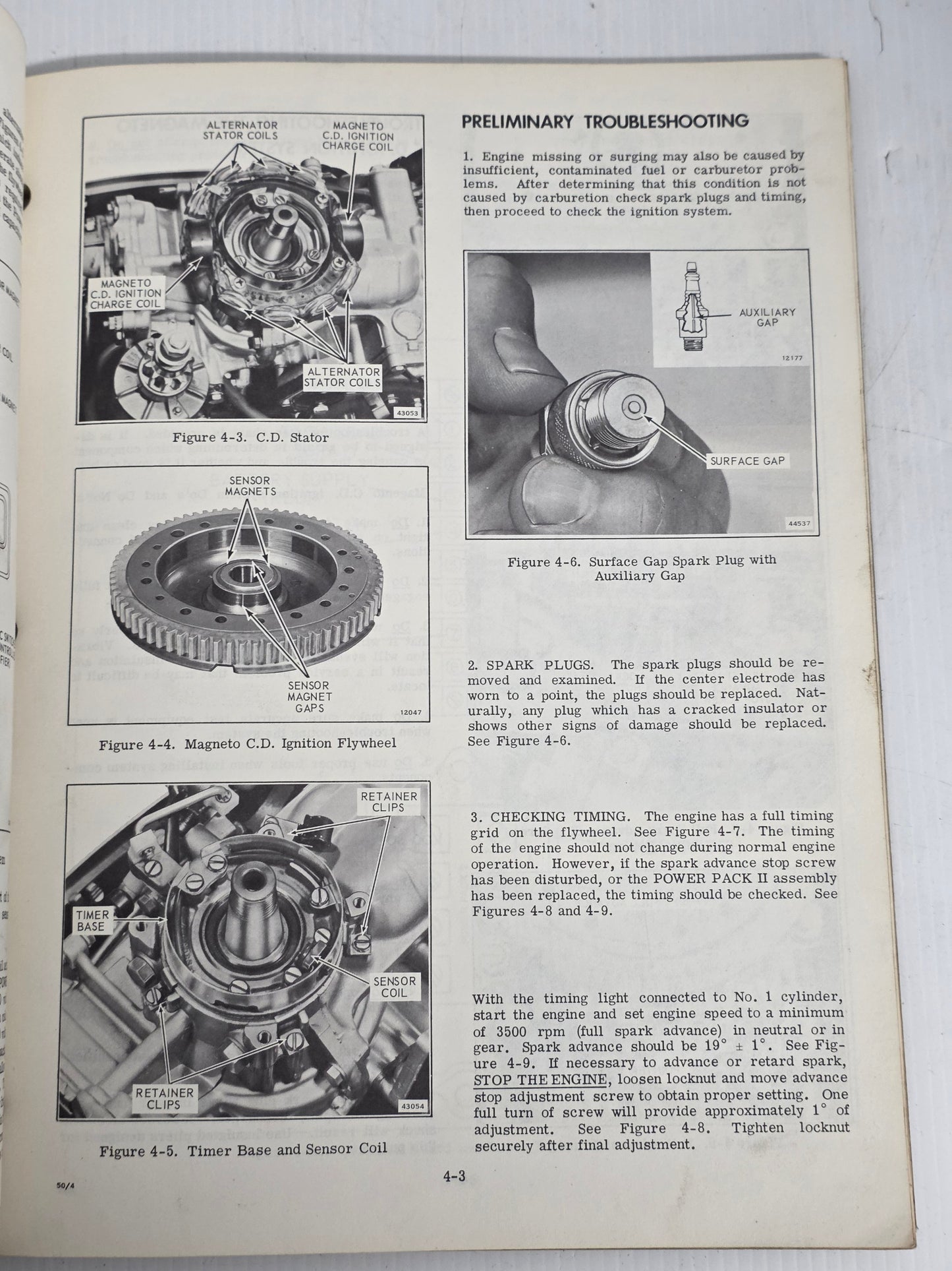 1974 Johnson 50HP Service Manual | Genuine Used Manual
