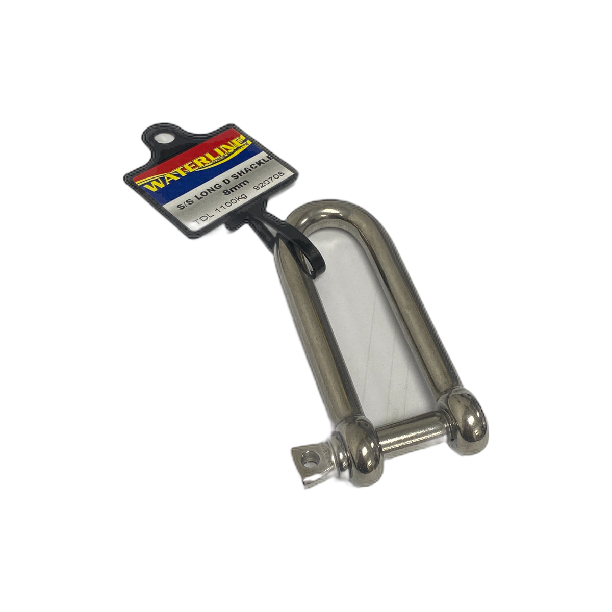 920708 Stainless Steel "D" shackle - long 8mm | Marine Deck Hardware
