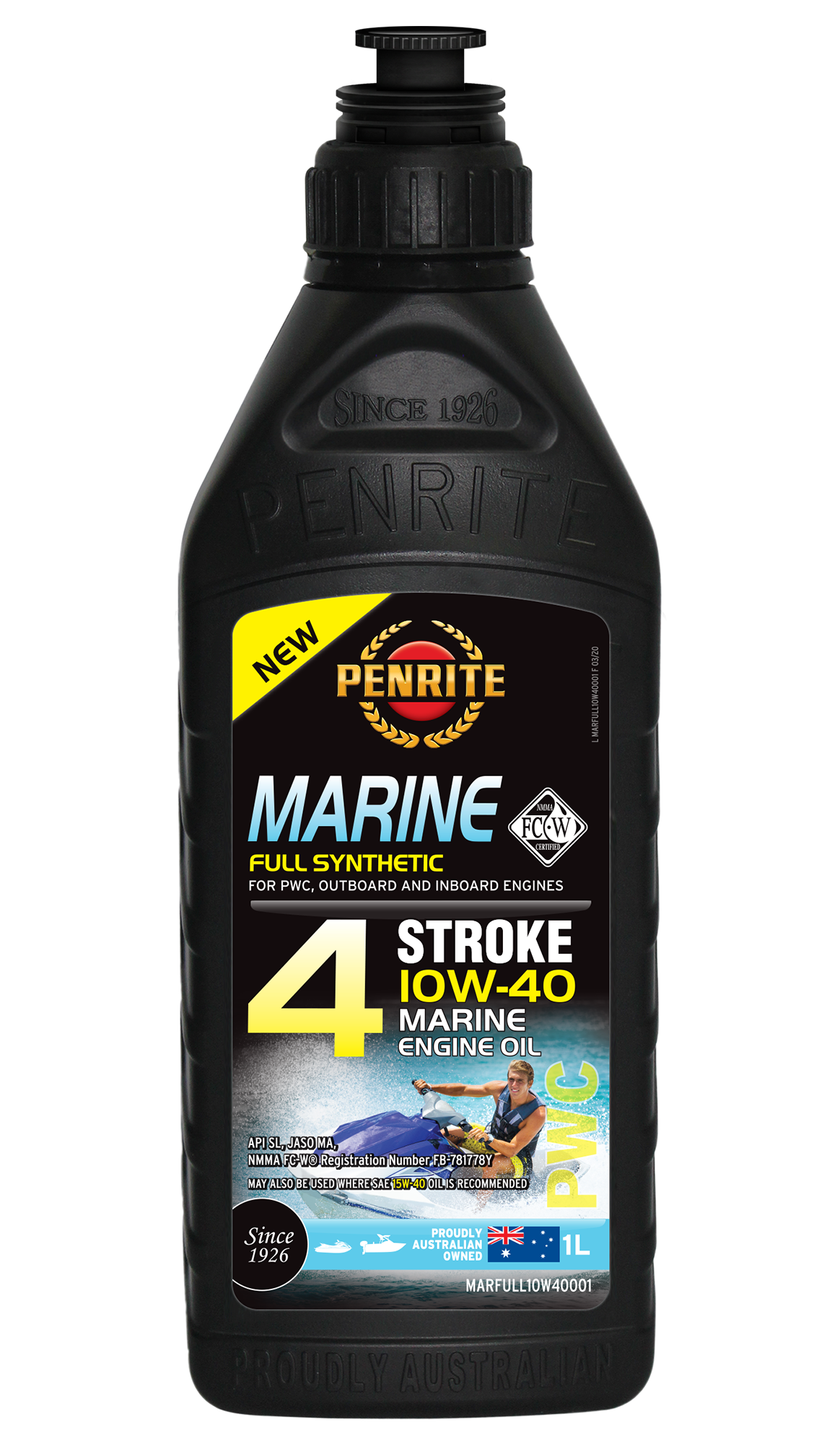 MARFULL10W40001 Penrite Marine Full Synthetic 10W-40 1L | Genuine Penrite Lubricants