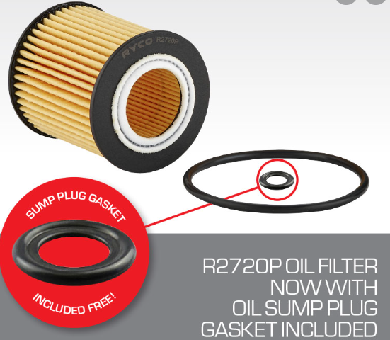 R2720P Ryco Oil Filter | Genuine Ryco Filter