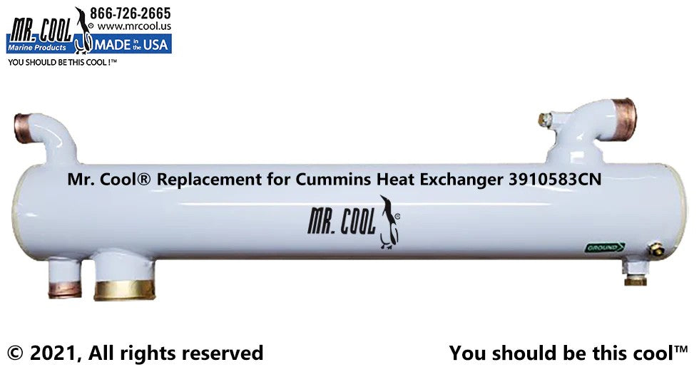 3910583 Cummins QSB 5.9 L Heat Exchanger 3910583 Replacement Part