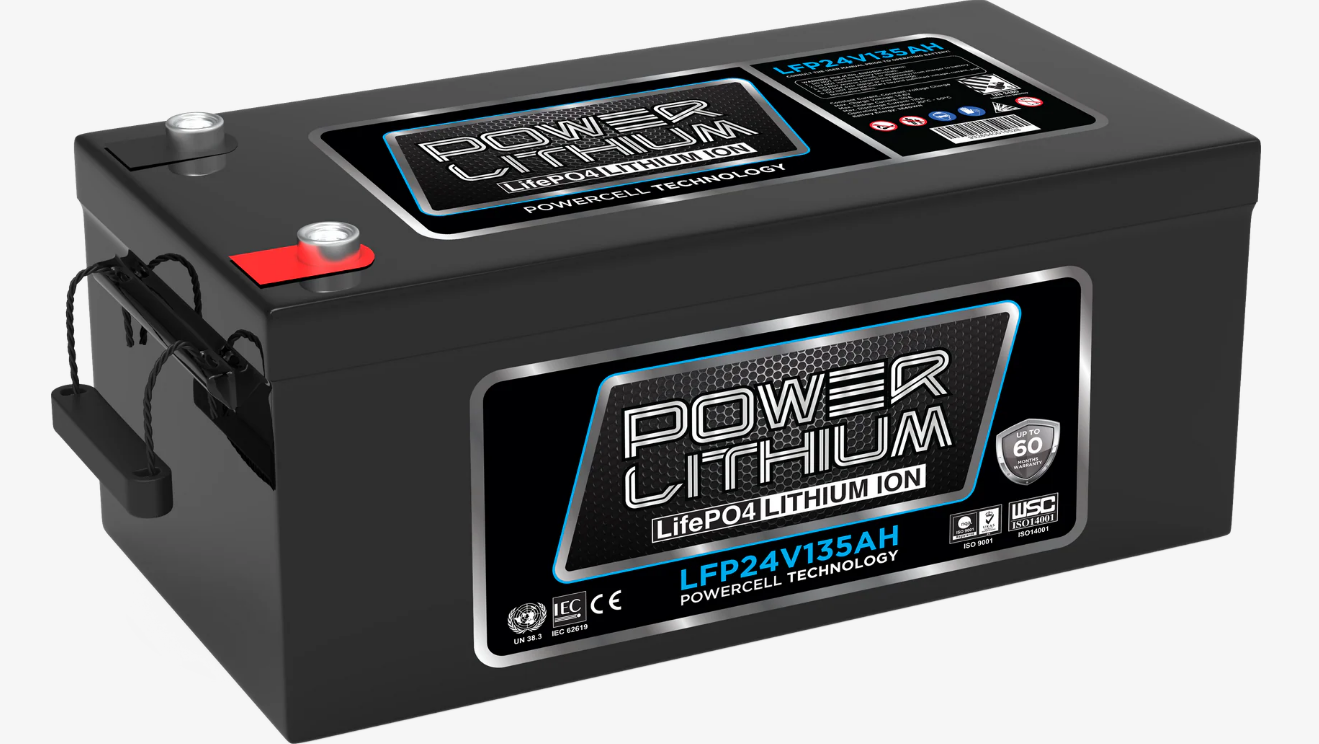 LFP24V135AH Power Crank 135 AH Battery | 24V Lithium Deep Cycle