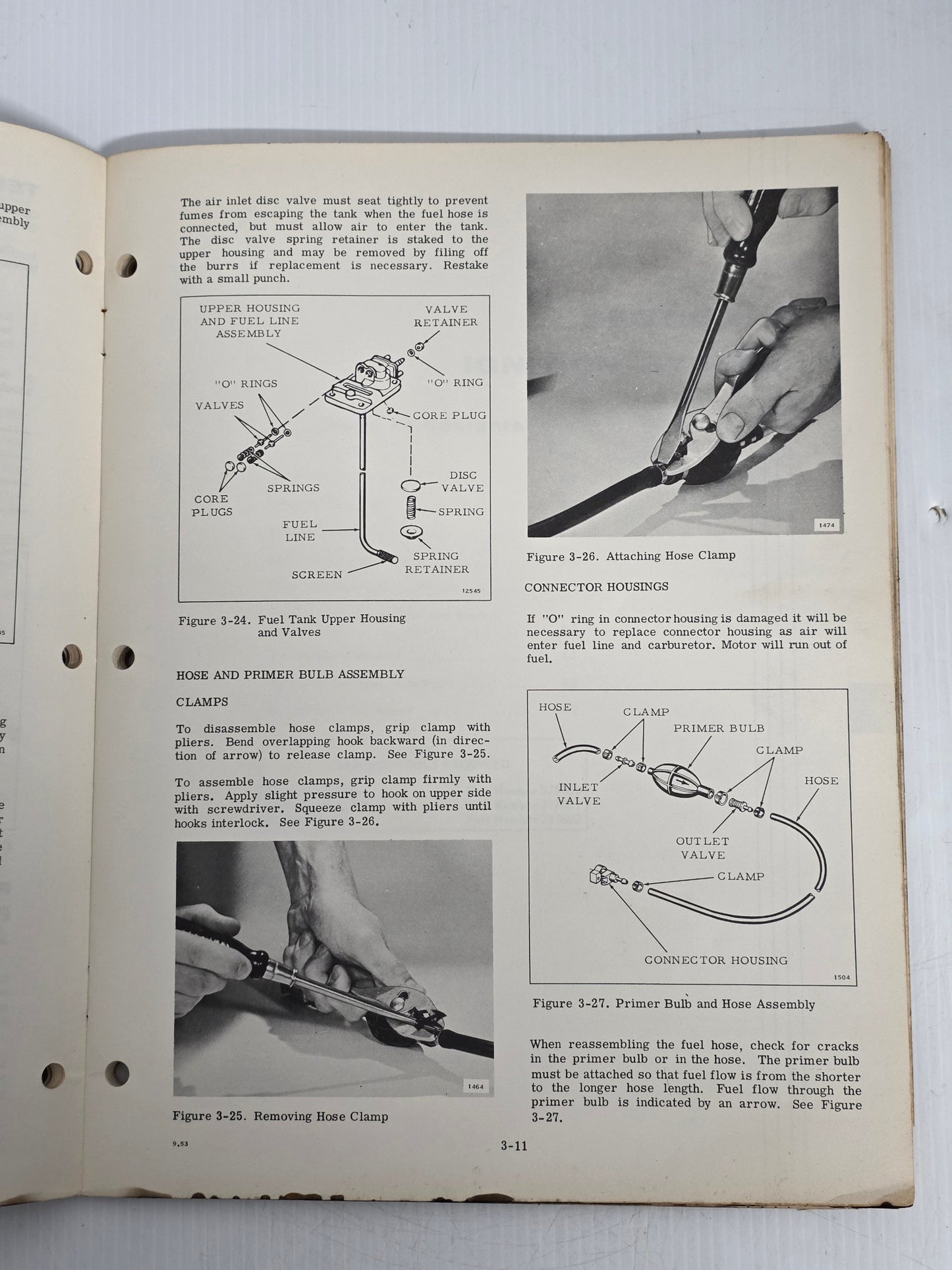 1973 Evinrude 9.5HP Service Manual | Genuine Used Manual