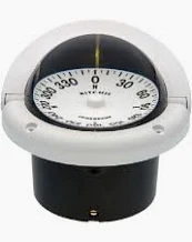 673746 Ritchie Helmsman Flush Mount Compass White | Marine Compass