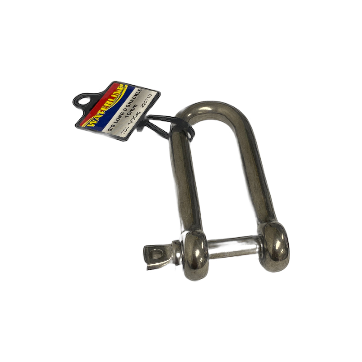 920710 Stainless Steel "D" Shackle - long 10mm | Marine Deck Hardware