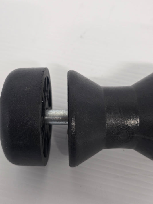 2892 Dunbier DUNBIER Bow Roller With End Caps & Bolt 3"