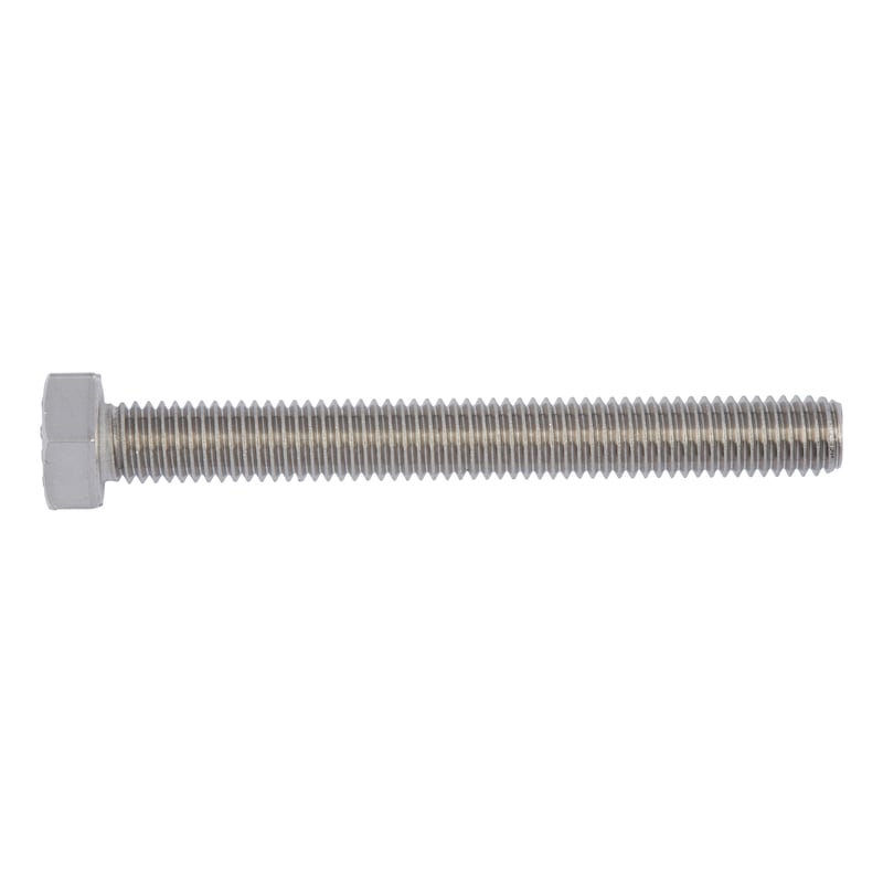 009110100 Stainless Hexagon Head Bolt With Full Thread- M10 x 100