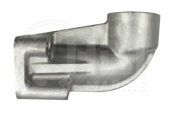 128370-13610 Aftermarket Yanmar Stainless Steel Exhaust Elbow Bend HDI GML | Sawley's Select Marine Parts