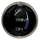 204672 Faria Chesapeake Black 2" Trim Gauge to suit Merc/Yamaha 2001+ | Genuine Faria Gauge