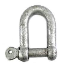 610241 6mm D Shackle - Galvanised | Marine Trailer Part