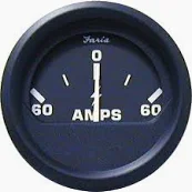 204732 Faria Professional 2" Ammeter 60-0-60 | Genuine Faria Gauge