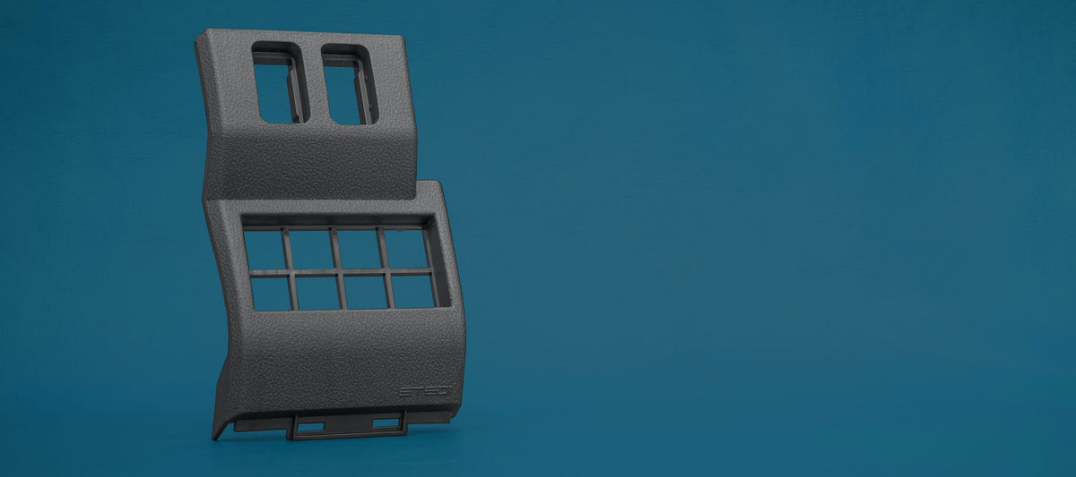 LC70-PANEL-RHD-RH Switch Fascia Panel to suit Toyota 70 Series Landcruiser | Genuine STEDI Product
