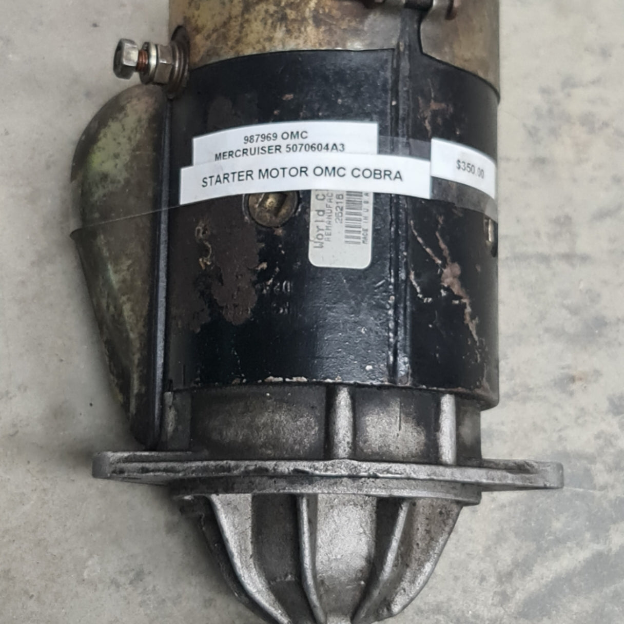 987969 OMC 5070604A3 Mercruiser Starter Motor OMC Cobra | Genuine Used Part