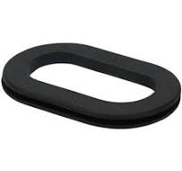 260537 Oval Black Trim Ring | Marine Deck Hardware