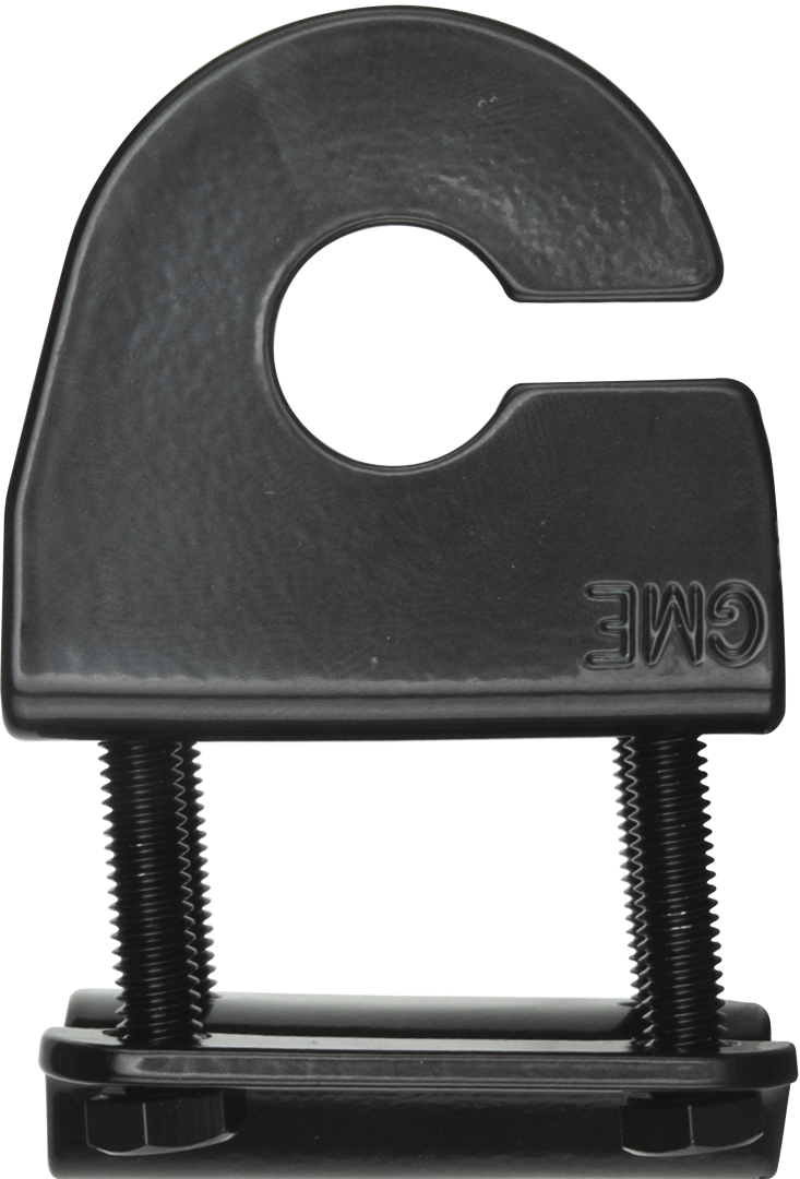 MB411B 2.5mm Mirror Mount with Cable Slot - Black | Genuine GME Electronics