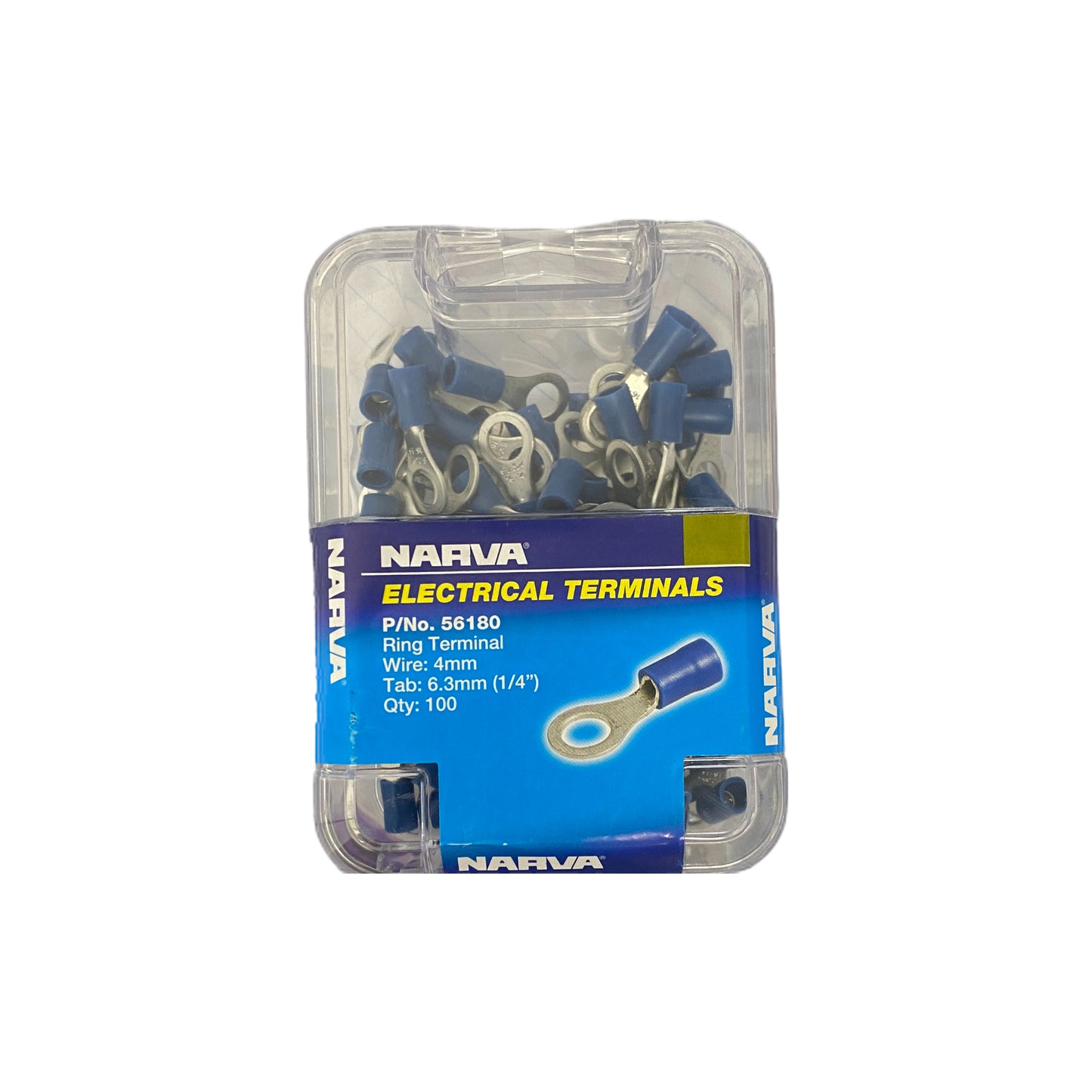 56180 Narva Ring Terminal Blue (100pk) | Genuine Narva Electrical
