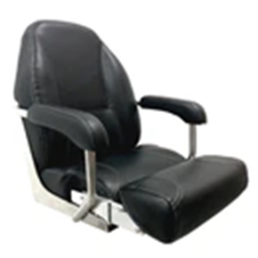632390 Axis Mojo Deluxe Flip Up Boat Seat Black w/Grey Stitching | Boat Seating
