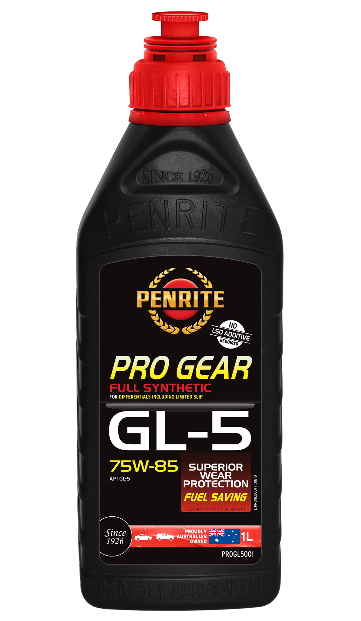 PROGL5001 Penrite Pro Gear GL-5 75W-85 (Full Synthetic) 1L | Genuine Penrite Lubricants