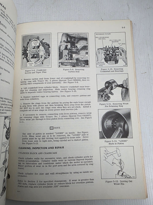 1975 Johnson 25HP Service Manual | Genuine Used Manual
