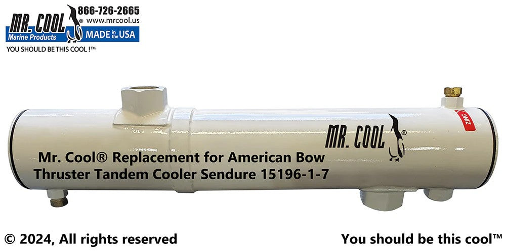 15196-1-7 Aftermarket American Bow Thruster Tandem Cooler | Sawley's Select Marine Parts
