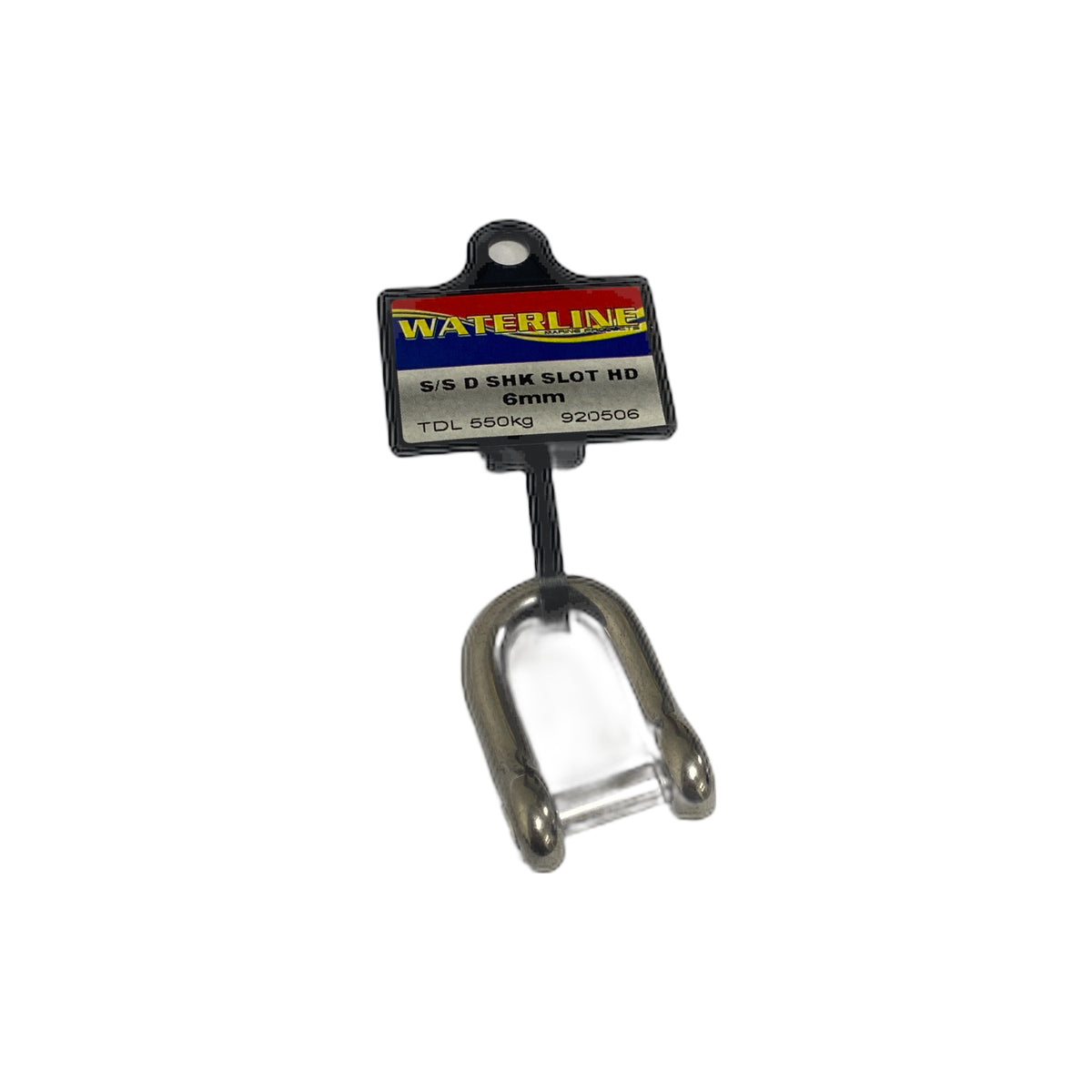 920506 Stainless Steel "D" Shackle - Slot head 6mm | Marine Deck Hardware