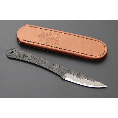 KB421H - 65mm White Steel Hayashi Blade (White Steel Handle with Leather Sheath) | Fishing & Outdoor Knife - photo 2 of 3