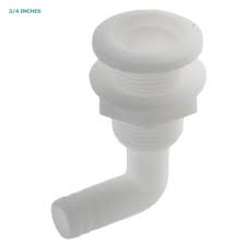 381877 3/4" 90Deg PVC Skin Fitting | Marine Deck Hardware