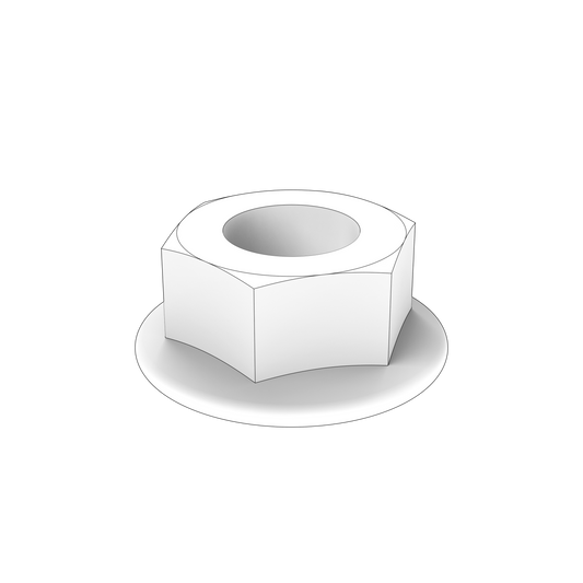 969390 Flange Nut | Genuine Volvo Penta Part - photo 2 of 2