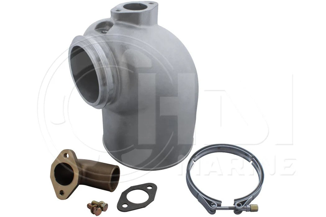 36719 Aftermarket Detroit Diesel 6-71TI Exhaust Mixing Elbow JT16215 HDI DET3 | Sawley's Select Marine Parts
