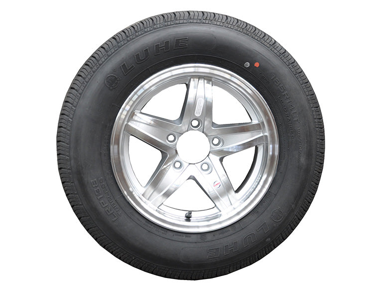 1394 Dunbier PUMA 14" Silver Alloy Rim (RIM ONLY - NO TYRE)