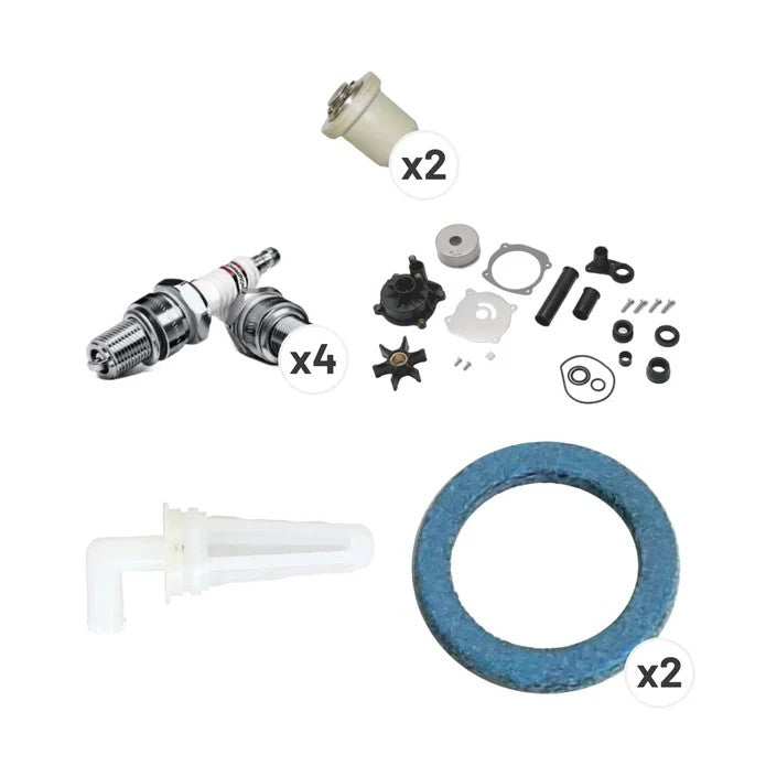 Aftermarket Evinrude/Johnson V4 75HP 90HP 115HP 2-Stroke Service Kit (2003+) | Sawley's Select Marine Parts