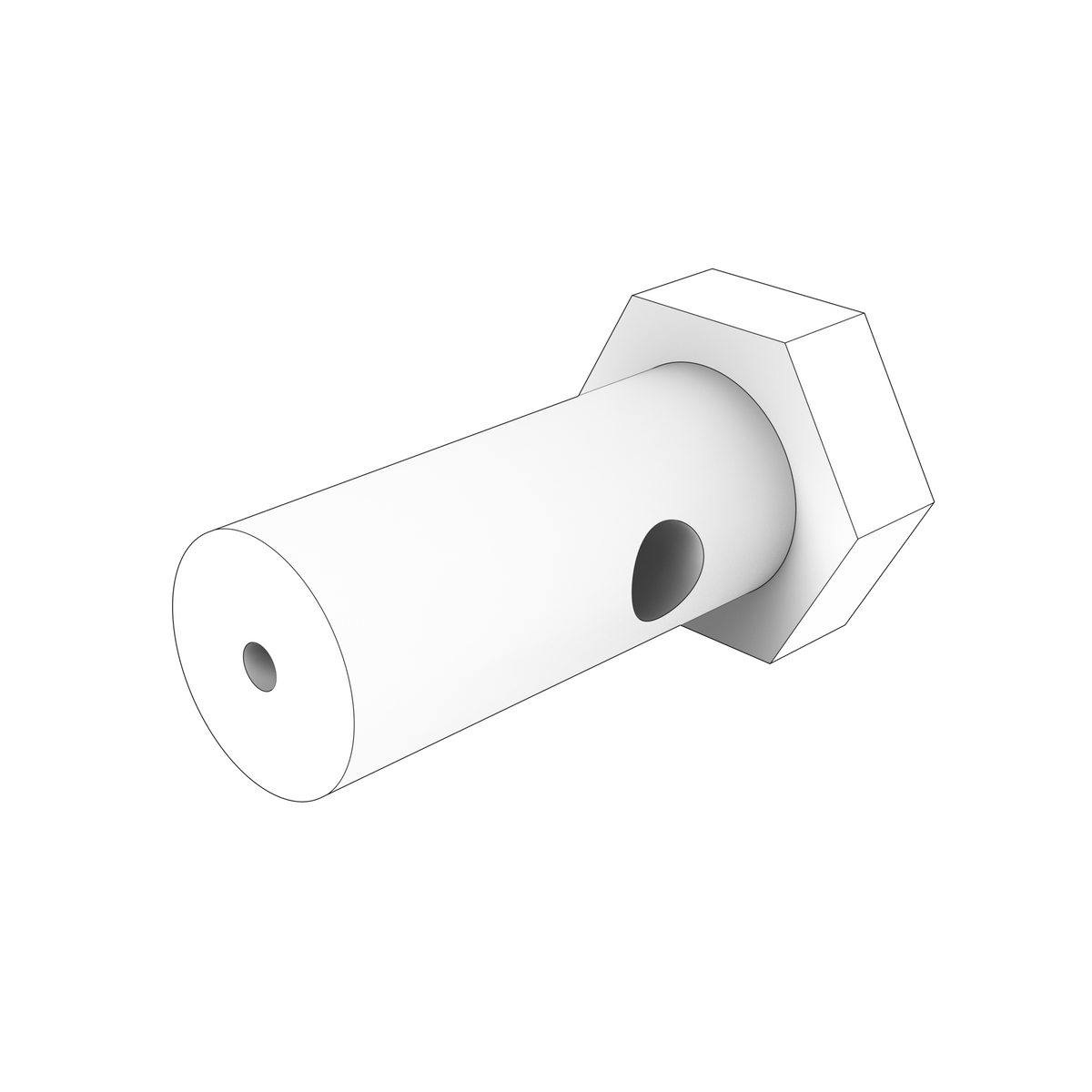 990807 Hollow Screw | Genuine Volvo Penta Part - photo 2 of 2