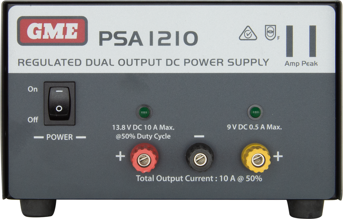PSA1210 Regulated Power Supply (11 Amp Peak) | Genuine GME Electronics