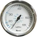 204610 Faria Chesapeake White 4" Speedo 55mph (needs pitot kit 204936, sold separately) | Genuine Faria Gauge