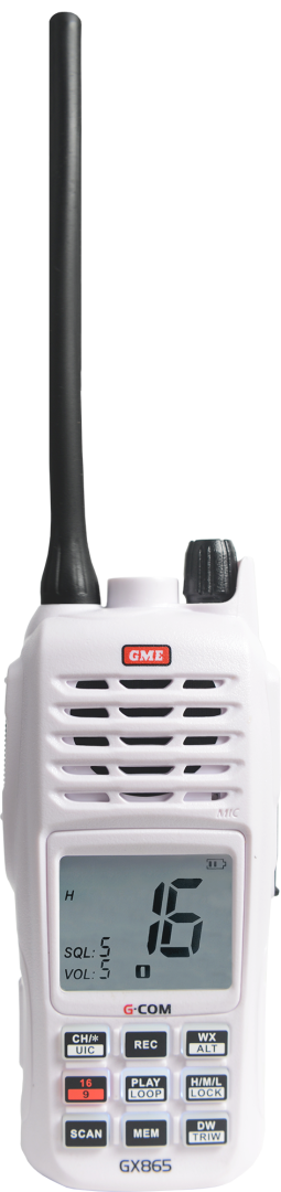 GX865 VHF Marine Handheld Radio | Genuine GME Electronics