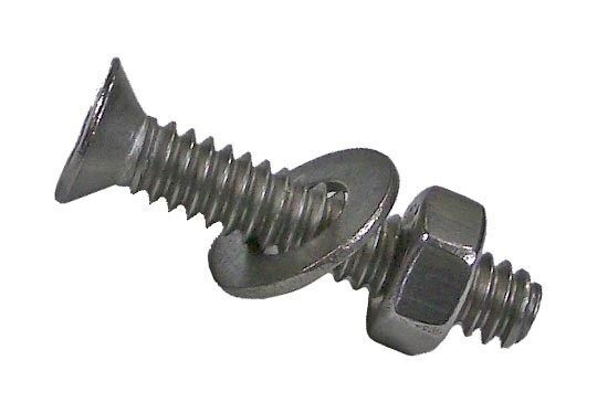 910067 S/S CSK MTS-Nut-Washer 3/16 x 1 1/2" (4Pcs) | Marine Stainless Fastener